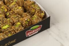 KADAYIFLI ANTEP FISTIKLI KUŞ LOKUM (MİNİ) 500GR