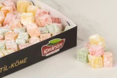 PUDRA ŞEKERLİ MEYVELİ KUŞ LOKUM (MİNİ) 500GR